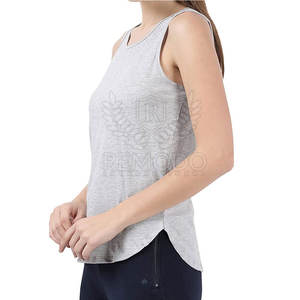Camiseta sin Mangas Informal y Transpirable de Alta Calidad para Mujer, 100% Algodón, Personalizable, Ropa Deportiva - Product Image 1