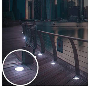 Ojo de Gato subterráneo de plástico Solar Multicolor, marcador de tuerca, impermeable, para jardín al aire libre - Product Image 3