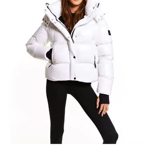 เสื้อแจ็คเก็ตพัฟเฟอร์ผู้หญิงแบบมีฮู้ดสำหรับฤดูหนาว ผลิตตามสั่ง ขายส่ง ผ้าถัก ผ้าแคนวาส น้ำหนักเบา อุ่น ระบายอากาศได้ดี เป็นมิตรกับสิ่งแวดล้อม คุณภาพพรีเมียม - Product Image 3