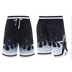 Shorts de basketball décontractés pour hommes, respirants et à séchage rapide, en toile imprimée et polyester, service OEM, vente en gros, prix abordable 2026 - Product Image 3