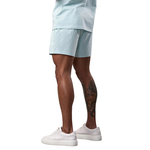 Wholesale Custom <b>Mens</b> Summer <b>Shorts</b> Solid Color Soft Cotton Gym <b>Shorts</b> <b>Slim</b> <b>Fit</b> Casual Workout <b>Shorts</b> with Pockets OEM - Product Image 2