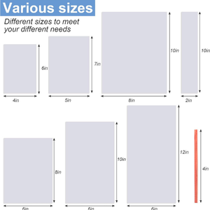 100 Pcs/Set Biodegradable Cellophane Treat Bags (<strong>4</strong> Patterns) with BOPP/PE/<strong>CPP</strong>/OPP Materials for Photo Frames &amp; Christmas Candies - Product Image 3