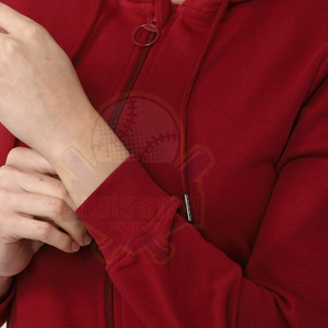Sudadera con Capucha de Forro Polar Personalizable al por Mayor para Mujer, Ropa de Calle de Invierno, 100% Algodón, Cuello con Capucha, Logotipo Frontal, Secado Rápido - Product Image 4