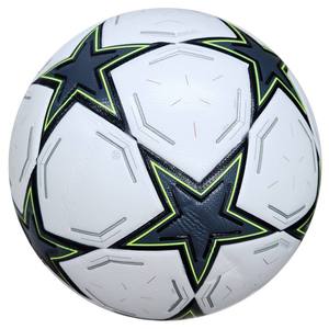 KHASON Custom Logo Size 5/4 Thermal Bonded PU Eco-Friendly Durable Soccer <b>Ball</b> Gold Adults Training Football Factory Wholesale - Product Image 2