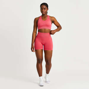 2025 Shorts de yoga de fitness à séchage rapide de haute qualité pour femmes mode d'été respirante avec motif chaud - Product Image 5