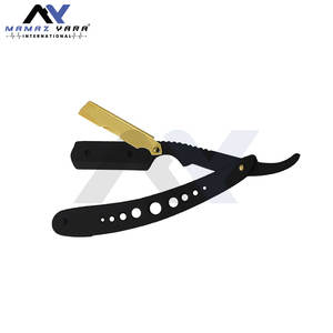 Navaja de Afeitar Profesional de Borde Recto, Calidad de Salón, para Afeitado al Ras, Herramienta de Seguridad para Hombres - Product Image 4