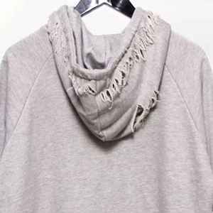 Sudaderas con capucha desgastadas para hombres del fabricante Mejor estilo Casual 100% Algodón Temporada de invierno Sudaderas con capucha lavables de alta calidad perfectas para hombres - Product Image 4