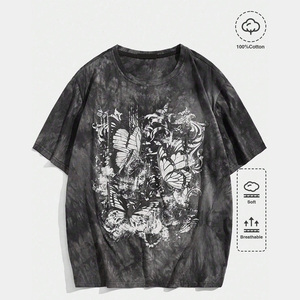 Streetgrace hombres tie Dye algodón camisetas verano transpirable diseño personalizado OEM servicio con logotipo y etiqueta privada impresión - Product Image 5