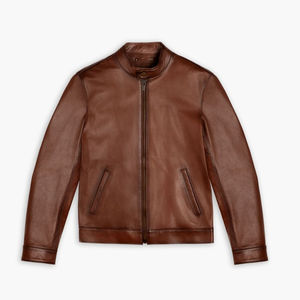 2025 hommes Design de mode nouveauté veste en cuir pour hommes vestes en cuir Pu qualité supérieure veste en cuir de vachette - Product Image 1