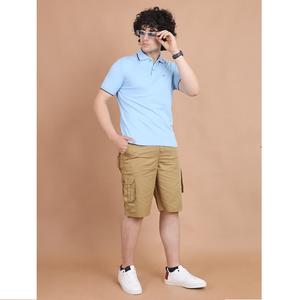 Media manga mercerizada Premium básica moderna para Camiseta de cuello Polo 100% algodón elegante cómodo uso diario para hombres armario - Product Image 1