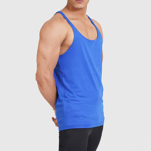 Haute qualité personnalisé hommes Gym Fitness débardeur gilet qualité décontracté sans manches tricoté débardeur prix d'usine en gros - Product Image 3
