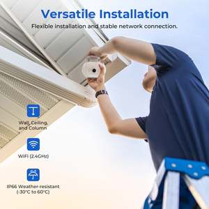 กล้องวงจรปิด IMILAB EC5 2K 3MP HD สำหรับภายนอกอาคาร รองรับ WiFi, 360 องศา ° กล้อง PTZ, ระบบตรวจจับมนุษย์, ไฟสปอตไลท์และไซเรนเตือนภัย, ระบบมองเห็นกลางคืนแบบสี - Product Image 3