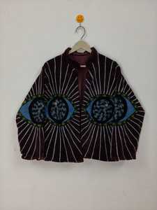 Evil Eye Suzani <b>Jacket</b> Vintage Boho Embroidered Coat for <b>Women</b> Handcrafted Eye Motif Suzani <b>Jacket</b> Boho Chic Festival Wear - Product Image 5