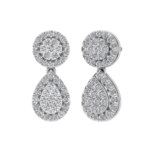 Lab Grown Diamond <b>Stud</b> <b>Earring</b> 14K Solid Gold Vintage Brilliant Cut <b>Fine</b> Jewelry for Women's Party OEM ODM Customizable IGI - Product Image 3