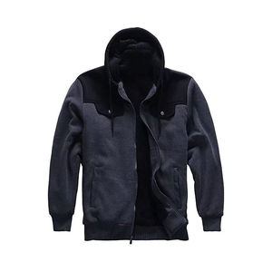 Sweats à capuche zippés pour hommes les plus vendus en polaire intérieure personnalisée vente en gros de sweats à capuche zippés - Product Image 6