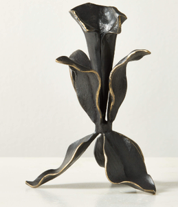 New Attractive Home Decorative <b>Candlestick</b> Creative Quality <b>Large</b> Metal Stainless Steel Black Tulip Candle Holder for Weddings - Product Image 5