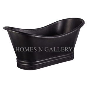 Baignoire Vintage en Cuivre Patiné Vert Bleu Fabriqué à la Main en Inde - Product Image 5