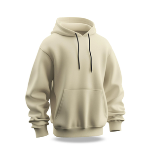 <b>Men's</b> Wholesale Custom Logo Fleece Pullover Hoodies Winter 100% Cotton High Quality Oversized Sweatshirts - Product Image 3