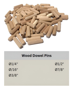 Goujons en bois extrémités biseautées en bois conique droite rainurée écologique haute ténacité décor à la maison meubles bois artisanat Vietnam - Product Image 2