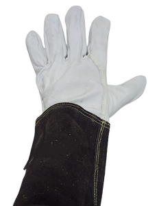 Vente chaude Doublure en nylon de taille personnalisée Gants de travail de soudage Cuir de sécurité avec caractéristiques de protection antidérapantes résistantes à la chaleur - Product Image 3