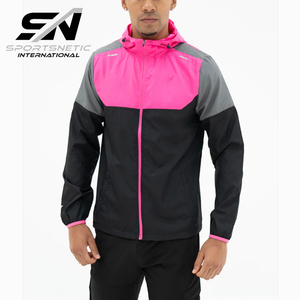 Veste coupe-vent légère en nylon durable pour homme, de haute qualité, pour le sport de plein air, décontractée, à cordon de serrage, unie, automne 2026 - Product Image 3