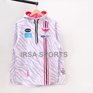 Sweats à capuche avec impression de logo personnalisé, 100% coton, respirant pour l'hiver, taille XS, hommes et femmes, polaire, fermeture éclair, OEM/ODM, techniques de broderie - Product Image 5