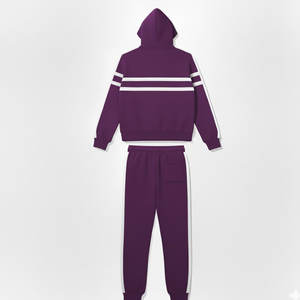 Ensemble de survêtement personnalisé avec logo, tissu léger et respirant, coupe confortable, adapté au sport, à la salle de sport et à un usage quotidien - Product Image 2