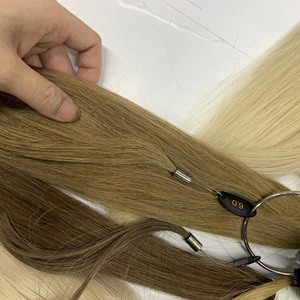 Extensiones de cabello humano Remy virgen puro del mejor vendedor 12A Calidad Cabello teñido Trama Color claro Suministro a granel de Vietnam - Product Image 3