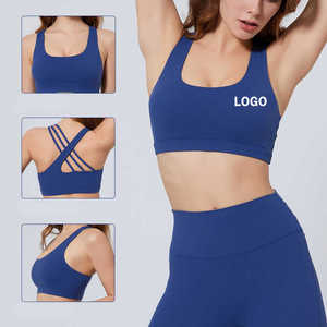 Ropa de yoga OEM para mujer leggings de dos piezas personalizados y conjunto de ropa deportiva transpirable superior para gimnasio yoga Fitness o uso en el salón - Product Image 6