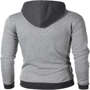 เสื้อมีฮู้ดคอเต่าสำหรับผู้ชาย, เสื้อโค้ทผ้าฝ้าย100% มีฮู้ดย้อมสีล้วนสำหรับใส่ได้ทั้งชายและหญิง2025 - Product Image 6