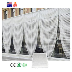 Panneau <span class=keywords><strong>de</strong></span> Façade en Aluminium Perforé Découpé au Laser Mur-Rideau Décoratif Extérieur en Aluminium pour Centre Commercial Villa Hôtel Hall Appartements - Product Image 4