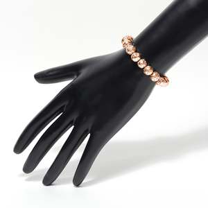 NOVAMART Fine Arihant <b>Gems</b> Unisex <b>Bracelet</b> Rose Gold Lava <b>Stone</b> Ball Astrological for Reiki Yoga Healing and Distance Charm Whol - Product Image 4