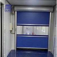 Porte industrielle rapide en PVC certifiée CE, design moderne, imperméable, rideau PVC avec surface finie