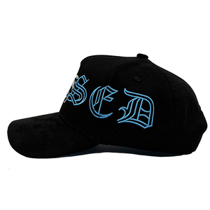 Gorras de Béisbol Personalizadas de Algodón con Forro de Seda Bordado con Parches Cruzados Transpirables y Estampado de Marca en el Tubo - Product Image 4