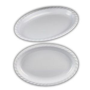 Plato Ovalado de Cerámica Premium AJP para Servir la Cena, Ecológico, Elegante y Moderno, para Restaurantes, Aperitivos, Hecho en Indonesia, Modelo AJP-EH BCA - Product Image 4