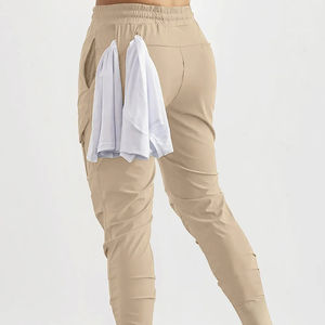 Confortable couleur unie Joggers printemps saison Sport unisexe pantalon hommes piste hommes Designers pantalons en vrac prix pas cher - Product Image 3