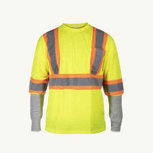 เสื้อเซฟตี้ผ้าฝ้ายโพลีเอสเตอร์สะท้อนแสงทรงสูงปรับแต่งได้แฟชั่นใส่ได้ทั้งชายและหญิงทำงานแฟชั่นผลิตในปากีสถาน - Product Image 1