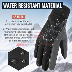 Gants d'entraînement respirants et imperméables au design personnalisé pour adultes en hiver-quantité minimale de commande bas - Product Image 2