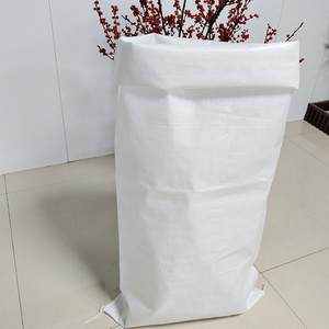Sacchi in Polipropilene Bianco Intrecciato Direttamente dalla Fabbrica per Sabbia, Cemento, Ghiaia, Riso, Fagioli e Mangimi - Product Image 1