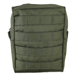 Grande pochette utilitaire MOLLE - Vert olive, compartiment de rangement principal entièrement compatible MOLLE, pochette MOLLE camouflage personnalisée - Product Image 1