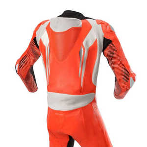 Vêtements de protection Combinaison en cuir de moto respirante Combinaison de moto en cuir véritable à vendre - Product Image 4