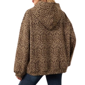 เสื้อมีฮู้ดพิมพ์ลายแบบซับลิเมชันของผู้หญิงใส่สบายเสื้อสวมหัวเนื้อนุ่มใส่ได้ทุกวันสไตล์สตรีทแฟชั่นสวมใส่สบายๆ - Product Image 4