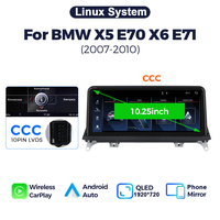 MEKEDE EU STOCK AUTO Lecteur DVD de voiture Android Navigation Radio Prise en charge Linux pour BMW X5 E70 X6 E71 2007-2012