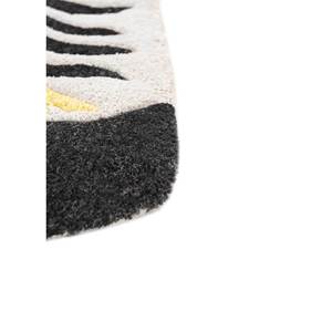 Tapis en laine et viscose tuftés à la main Wild Wanderlust, imprimés abstraits d'animaux et de diamants, couleur ivoire, design rectangulaire pour couloir, pour la maison - Tra-15107 - Product Image 4