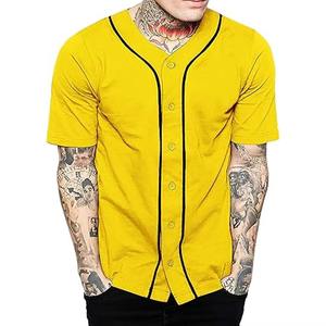 Uniforme de Béisbol Juvenil Personalizado, Jersey de Béisbol con Botones, Logotipo Bordado, Jersey de Béisbol Sublimado para Equipo - Product Image 1