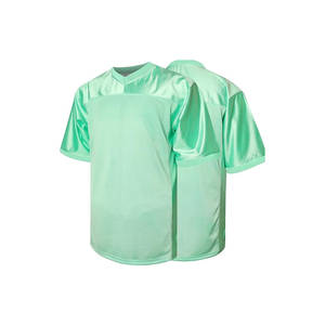 Camiseta de fútbol americano personalizada con bordado, camiseta de rugby transpirable con malla cosida con número de nombre del equipo para hombres y jóvenes - Product Image 1