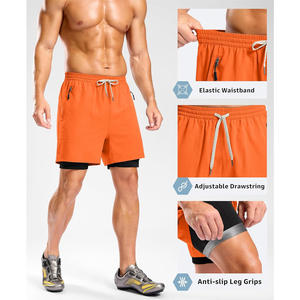 Short de motard de sport à séchage rapide avec options personnalisées Short d'extérieur pour homme idéal pour la course à pied et le travail en plein air - Product Image 2