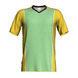 Camiseta de fútbol de talla grande de Color personalizado sólido de calidad pura, fabricante de fábrica, camiseta de fútbol por sublimación para adultos - Product Image 4