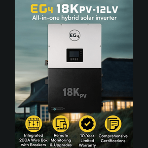 ชุดโซลาร์เซลล์ครบชุด 10.6 กิโลวัตต์ - อินเวอร์เตอร์ EG4 18kPV - แบตเตอรี่ลิเธียม 28-32 กิโลวัตต์ชั่วโมง [PRIME PRO] - Product Image 6