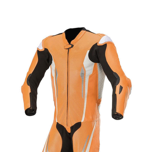 Combinaison de moto en cuir deux pièces de haute qualité, coupe-vent pour l'hiver, course, meilleure protection, design professionnel personnalisé, respirante - Product Image 3